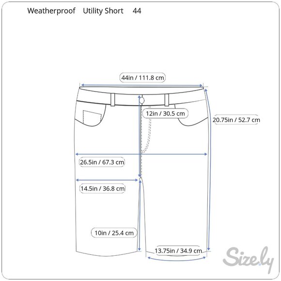 Weatherproof Men's Multifunctional Utility Shorts 44W Birch NWT - Picture 2 of 4